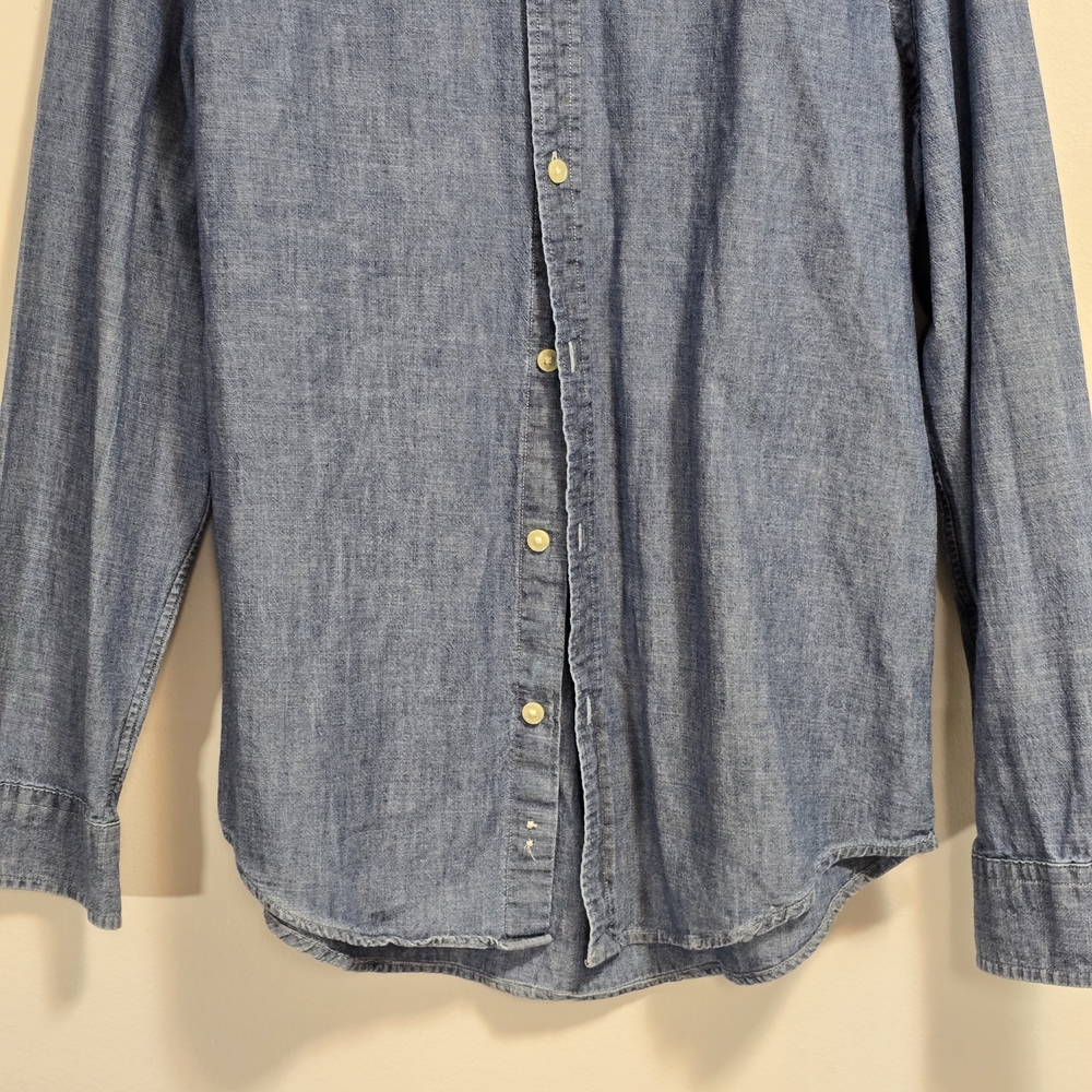 Ralph Lauren Casual Blue cotton Button Down Shirt - Picture 3 of 8